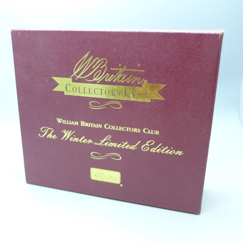 2018 - A William Britain The Winter limited edition set, boxed