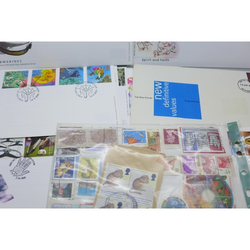 2041 - A collection of stamp first day covers, 19 including Millennium