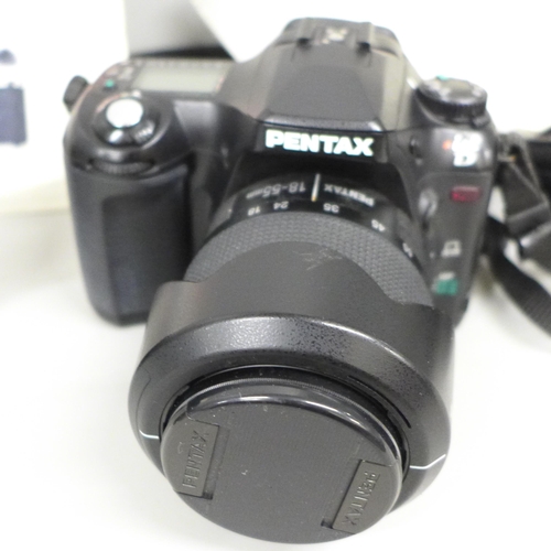 2071 - A Pentax ME Super camera body and a Pentax Z-1 camera body, both with manuals, together with a Penta... 