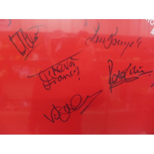 2130A - A Nottingham Forest Football Club 1979 Replica shirt, signed by McGovern, Shilton, Burns, Lloyd, Fra... 