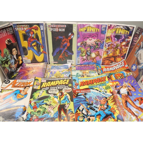 2172 - Forty-Five DC Marvel and other graphic novels/comics. To include The Corps, The Nevermen, Primal For... 