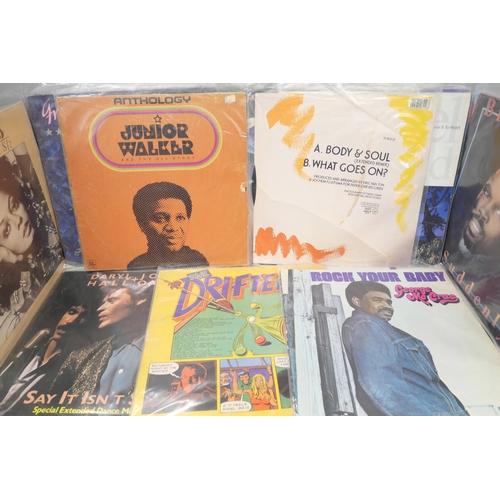 2190 - Collection of thirty Soul LP records to include George McCrae, The Drifters, Janet Jackson, Billy Oc... 