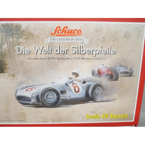 2191 - A Schuco studio Vii Bavsatz Mercedes Benz W196 Stirling Moss 1953 Monaco Grand Prix, boxed