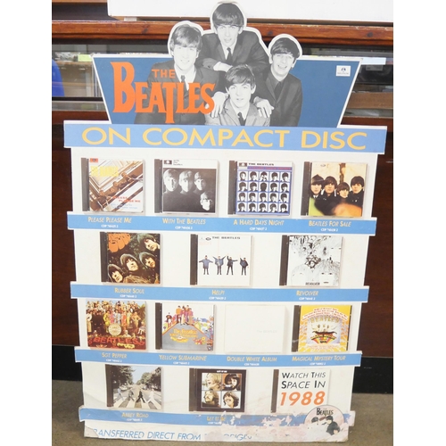 2203 - Beatles record shop displays for new compact discs