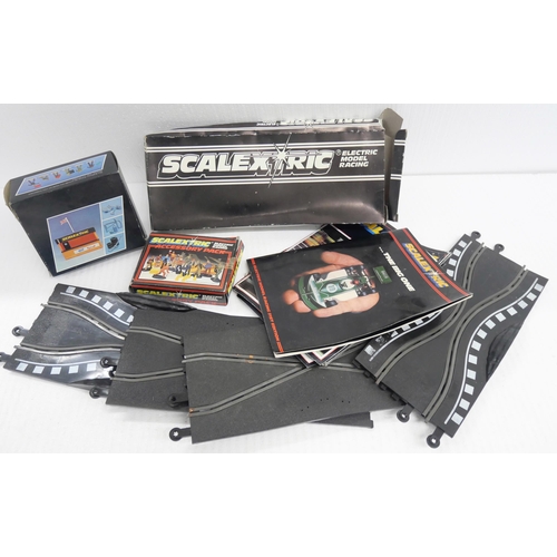 2221 - A collection of Scalextric and Tonka model digger