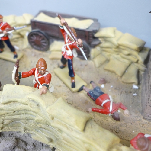 2230 - A William Britain limited edition Zulu War 'Rorke's Drift - 1879' set, no.0029. box lid a/f