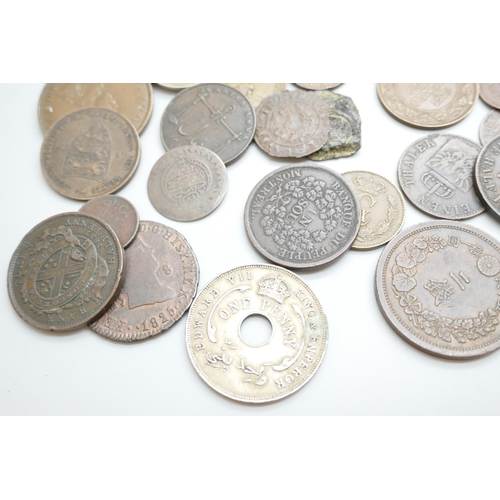 2249 - A mixed lot of early foreign coins