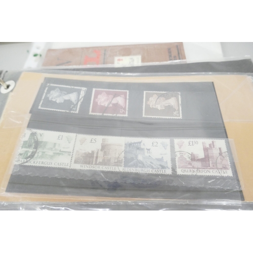 2253 - A collection of stamps including Penny Reds, stamp booklets, Jersey, Isle of Man and early foreign s... 