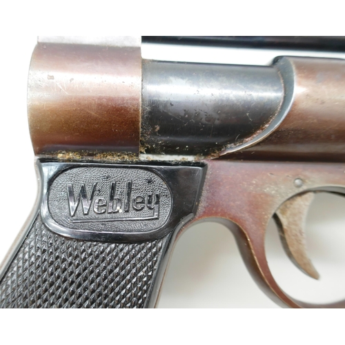 2268 - The Webley Junior .177 target shooting pistol  *This lot is not available for packing and posting