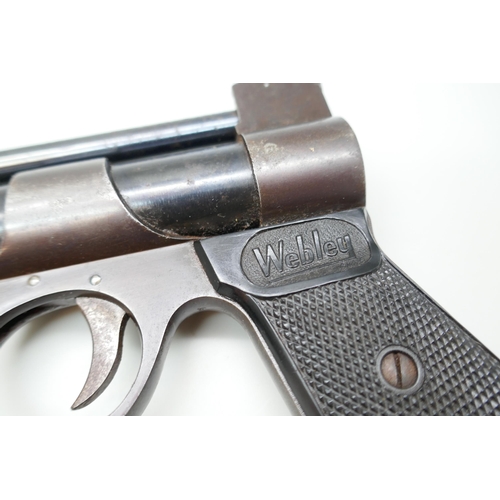 2269 - The Webley Junior .177 target shooting pistol  *This lot is not available for packing and posting