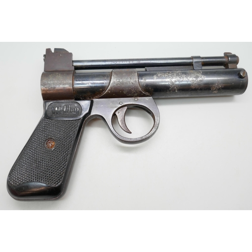 2269 - The Webley Junior .177 target shooting pistol  *This lot is not available for packing and posting