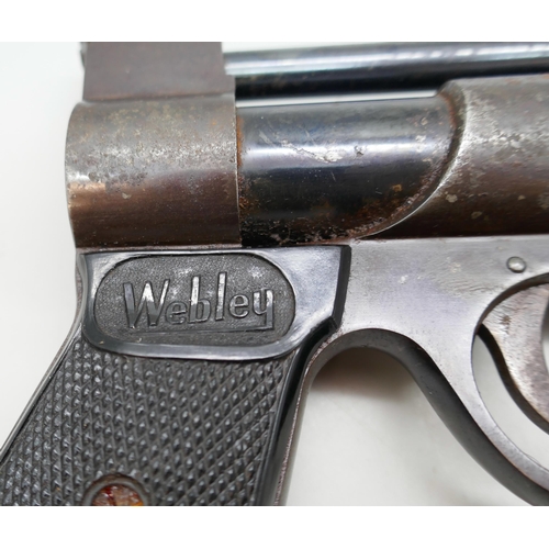 2269 - The Webley Junior .177 target shooting pistol  *This lot is not available for packing and posting