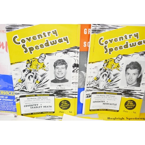 2279 - Sporting ephemera; a box of speedway programmes 1951 onwards, domestic and international (130+)