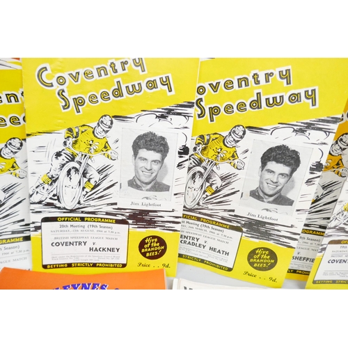 2279 - Sporting ephemera; a box of speedway programmes 1951 onwards, domestic and international (130+)