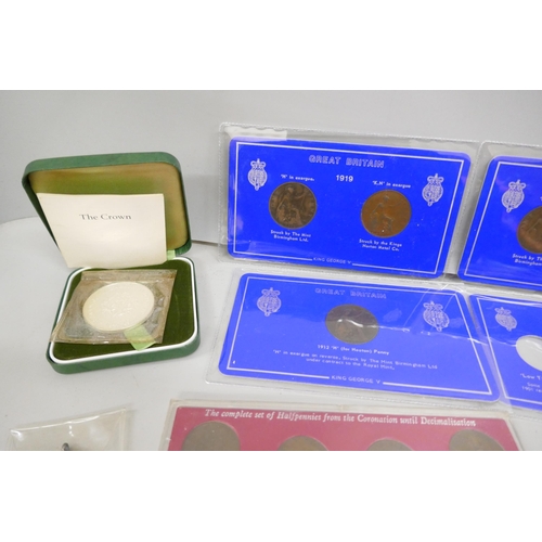 2284 - A collection of British coin sets