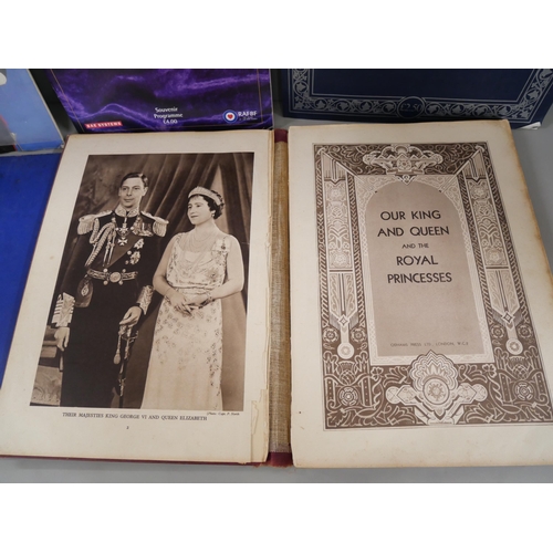 2302 - Royal family related ephemera, Buckingham Palace guide, Our King and Queen and the Royal Princesses,... 