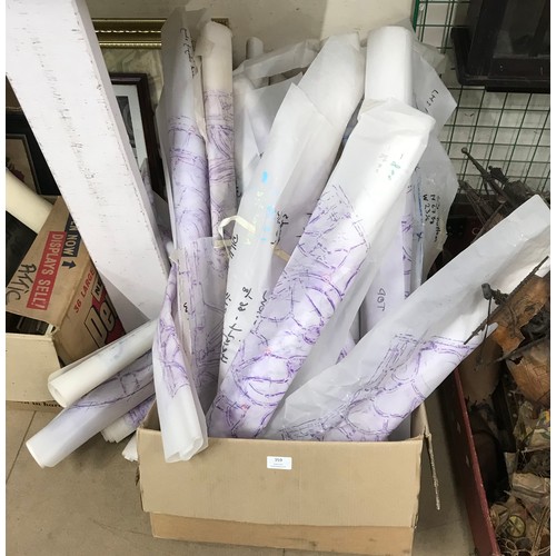 359 - A large quantity of stained glass templates