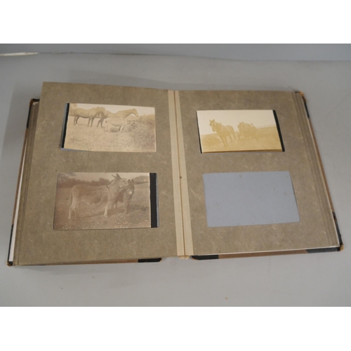 2311 - Five photograph albums, including Victorian, some with photographs and cartes de visite