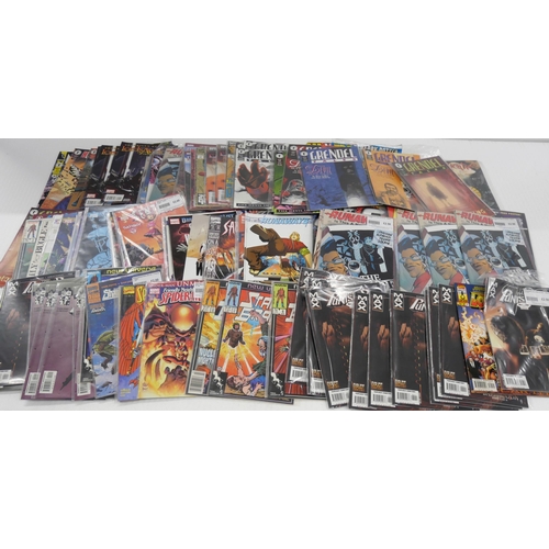 2363 - A collection of comics including Justice League, Spectre, Night Warrior, etc., approximately 90