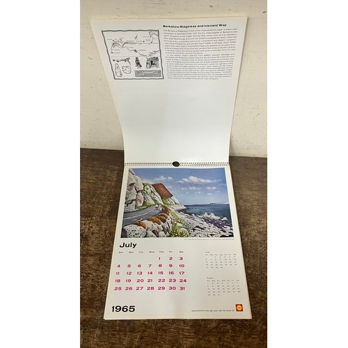 431 - A 1965 David Gentleman Shell calendar