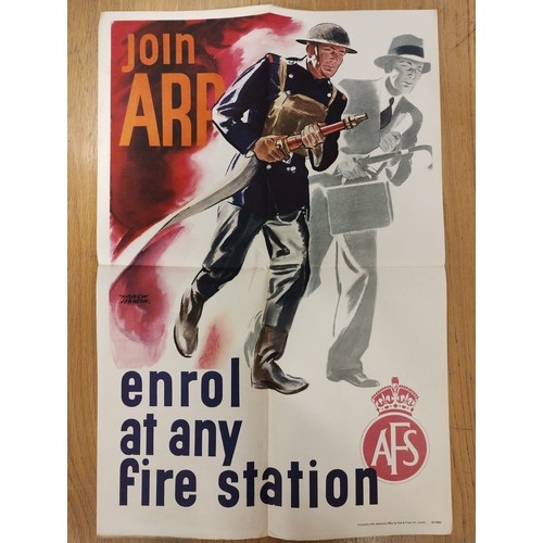 442 - An original World War II ARP recruitment poster