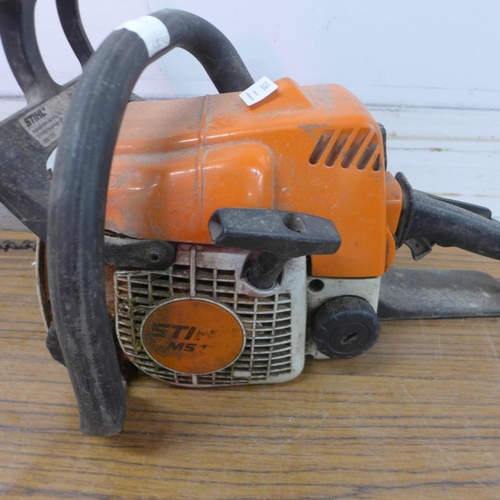 5166 - A Stihl MS170 petro chainsaw