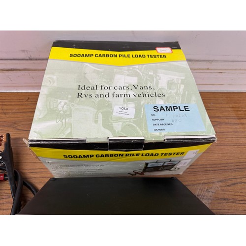 5054 - A boxed sample 500 amp carbon pile load tester *This lot is subject to VAT