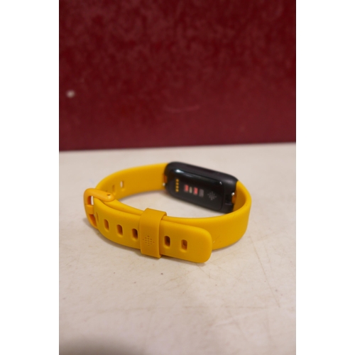 6246 - Fitbit Inspire 3 fitness tracker with yellow activity band RRP £84.99 *This lot is subject VAT
