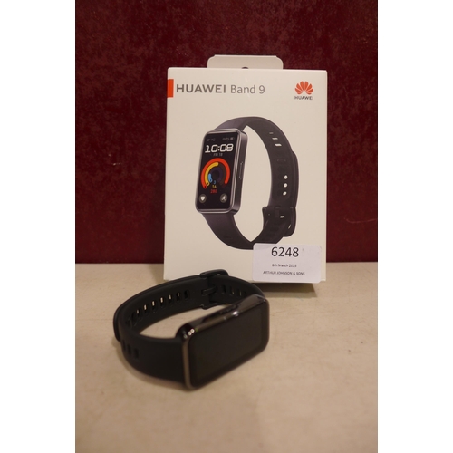 6248 - Huawei Band 9 smart watch with black strap, model no: KIM-B19 *This lot is subject to VAT
