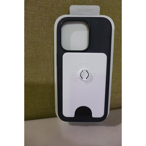 6267 - Apple iPhone 14 Pro MagSafe black silicone case with MagSafe wallet *This lot is subject to VAT