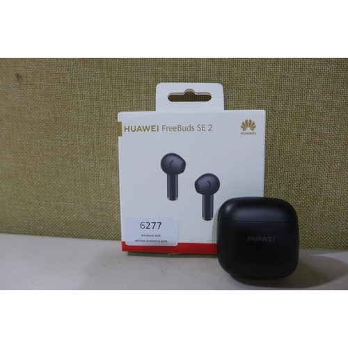 6277 - Huawei FreeBuds SE 2 black wireless earbuds *This lot is subject to VAT