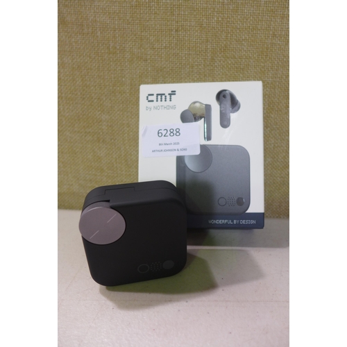6288 - CMF by Nothing Buds Pro 2 dark grey wireless earbuds, model no: B172 *This lot is subject to VAT