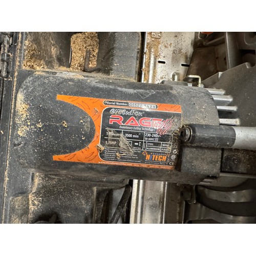 5056A - An Evolution Rage 240v circular saw and a Hilti TE15 hammer drill