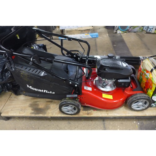 5306A - A Mountfield HP185 petrol lawnmower with collection box  * Police repossession