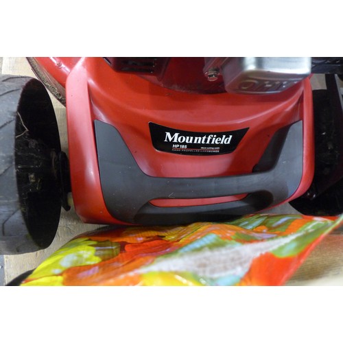 5306A - A Mountfield HP185 petrol lawnmower with collection box  * Police repossession