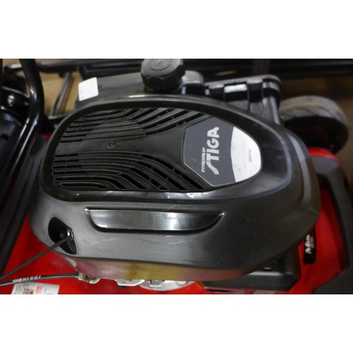 5306A - A Mountfield HP185 petrol lawnmower with collection box  * Police repossession