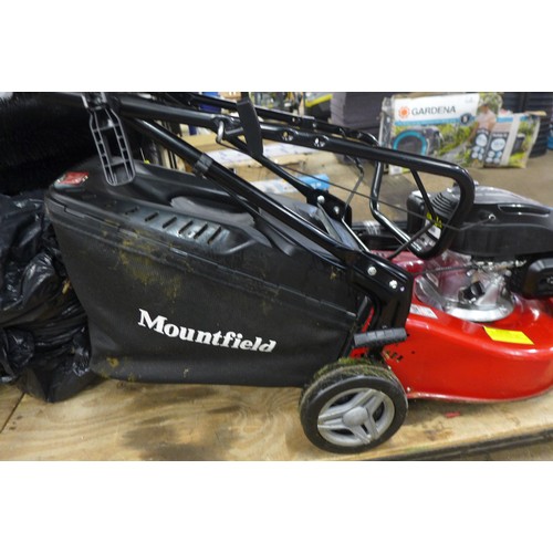 5306A - A Mountfield HP185 petrol lawnmower with collection box  * Police repossession