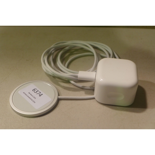 6374 - Apple 2m MagSafe charger with Apple 20W USB-C power adapter *This lot is subject to VAT