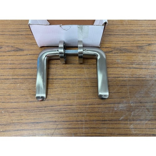 5075 - Six Nickel finished door handles