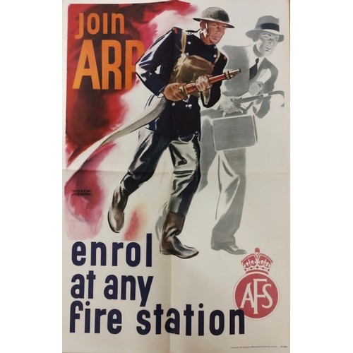 442 - An original World War II ARP recruitment poster