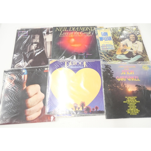 2154 - A collection of 30 Rock and Pop LP record albums. To include Elton John, Howard Jones, Rick Astley, ... 