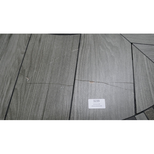 3147 - An Agio Conway 5 piece round dining set (table top damaged), original RRP £499.99 + VAT 4213-2) *Thi... 