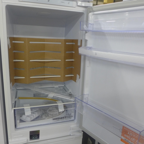 4129 - Beko 50/50 integrated fridge freezer - frost free (486-11) *This lot is subject to VAT