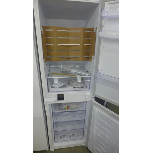 4129 - Beko 50/50 integrated fridge freezer - frost free (486-11) *This lot is subject to VAT