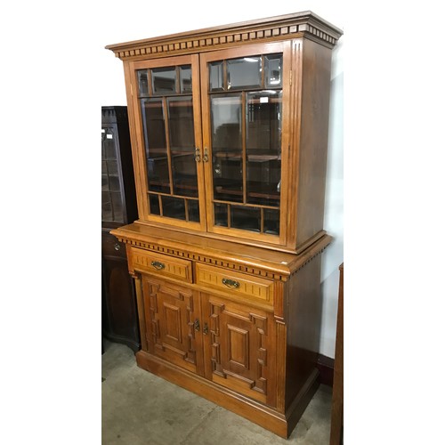 144 - A 19th Century style French walnut bookcase