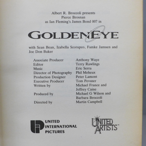 2018 - Three volumes; 1996 First Edition James Bond Goldeneye, The Holly Tree and The Seven Poor Travellers... 