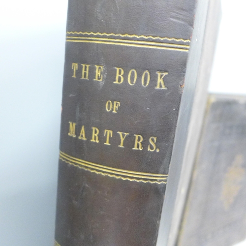 2060 - The Book of Martyrs, Rev. John Fox, 1811, and a Holy Bible