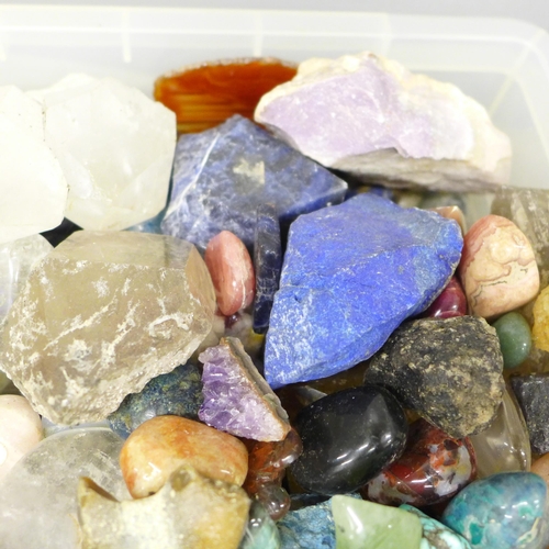 2067 - A collection of assorted crystal and mineral samples