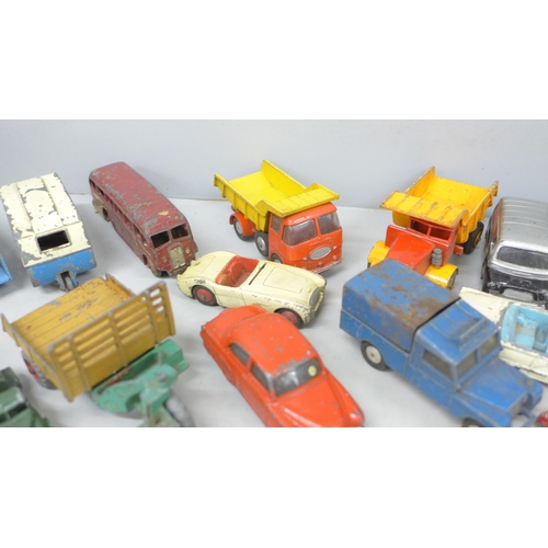 2097 - A collection of Corgi, Dinky, Lesney and Budgie die-cast model vehicles