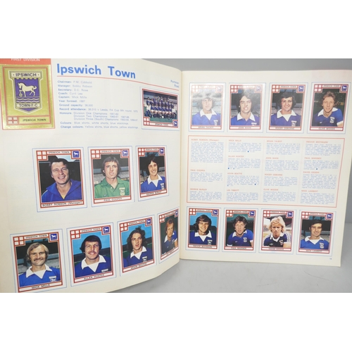 2174 - A Panini Football 78 sticker album, complete